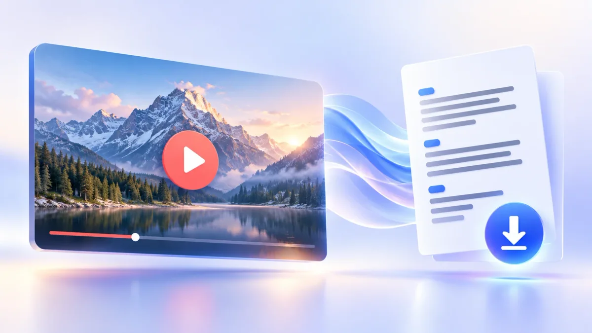 YouTube-Transkript herunterladen – und brauchbar machen