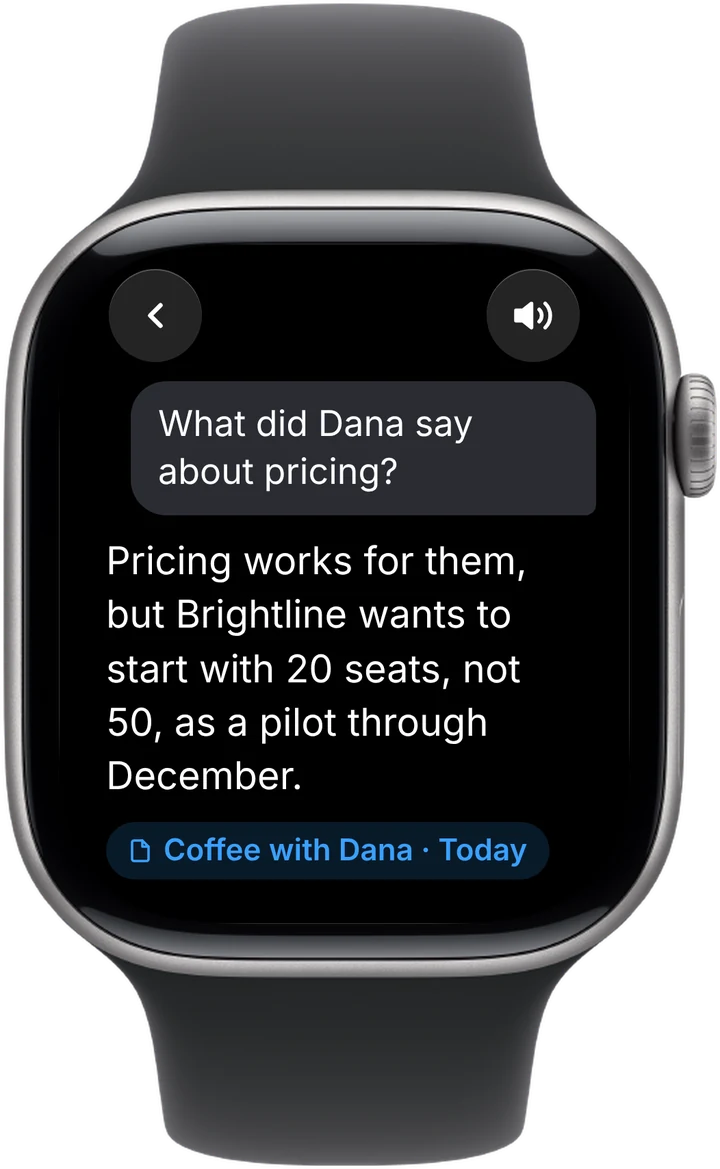 An answer from Ask Laxis on Apple Watch